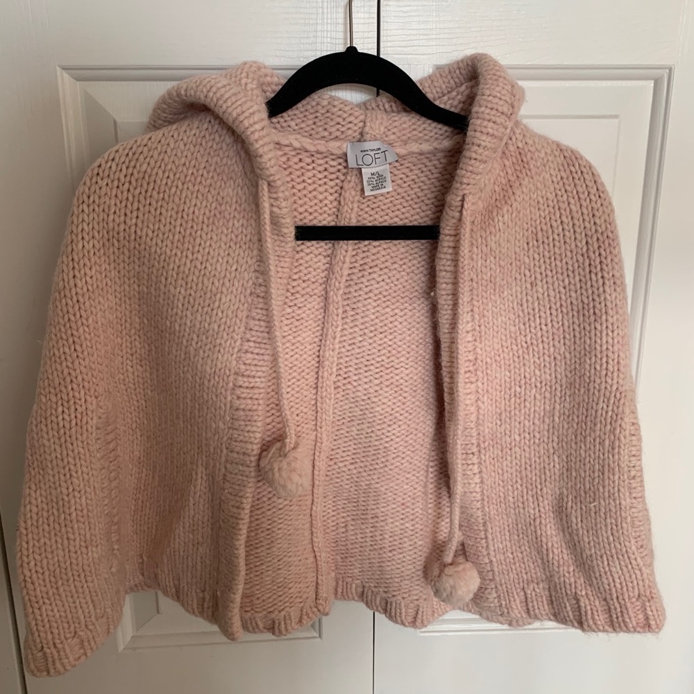Pink Loft Poncho Jacket